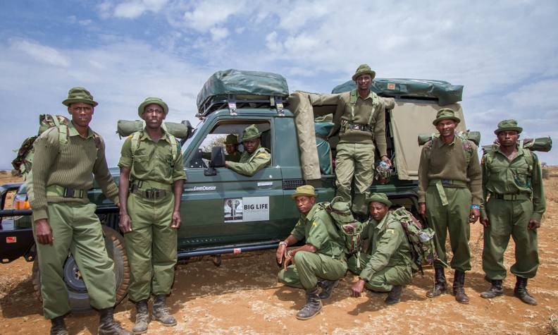 Patrouille - Protéger les éléphants du Rambo Group Ranch - Programme Kenya - Association Beauval Nature